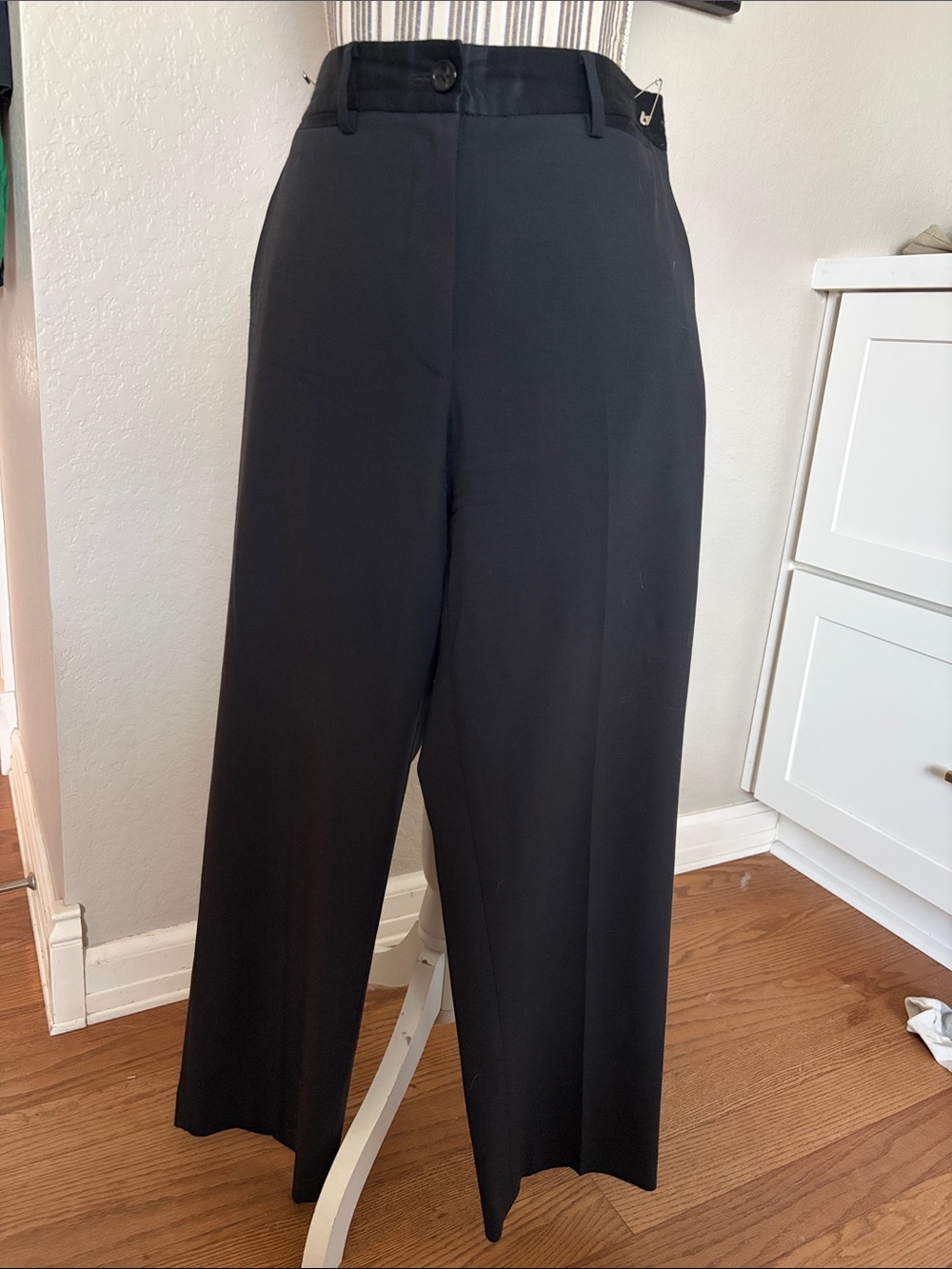 Helmut Lang Black Straight-Leg Trousers
